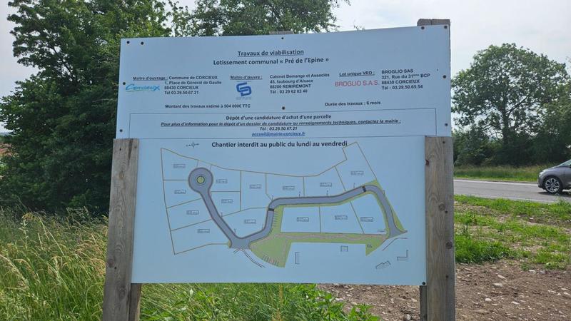 Terrain constructible - 1 217 m²