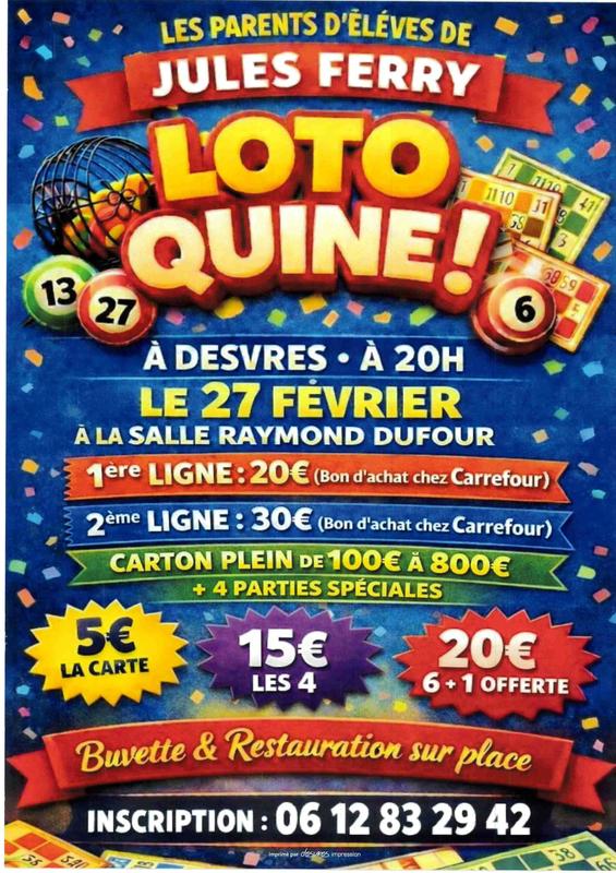 Loto Jules Ferry - Desvres