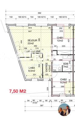 Maison - 65 m² - 4 pièces