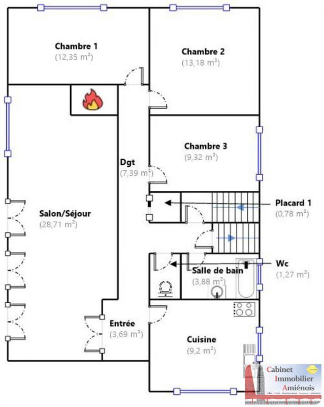 Pavillon - 90 m² - 4 pièces