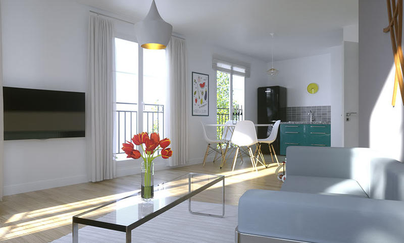 Studio - 35 m² - 1 pièce