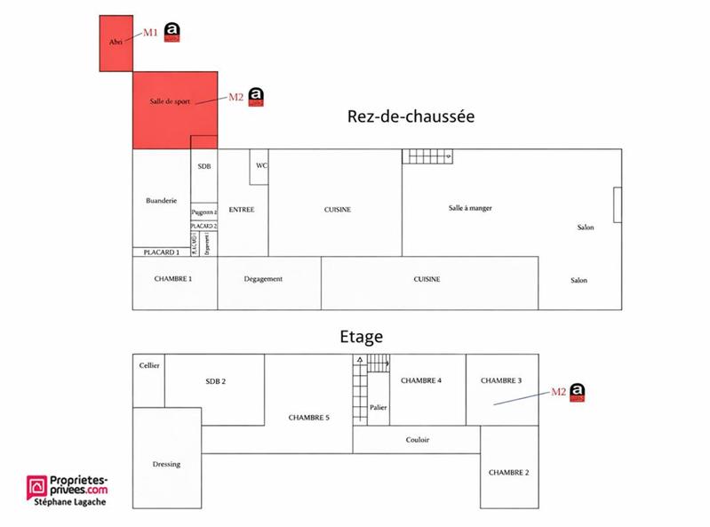 Maison - 255 m² - 8 pièces