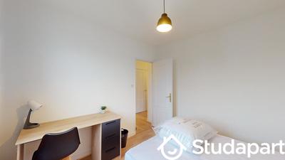 Chambre - 9 m² - 1 pièce