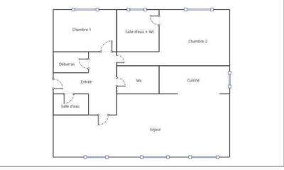 Appartement - 73 m² - 3 pièces