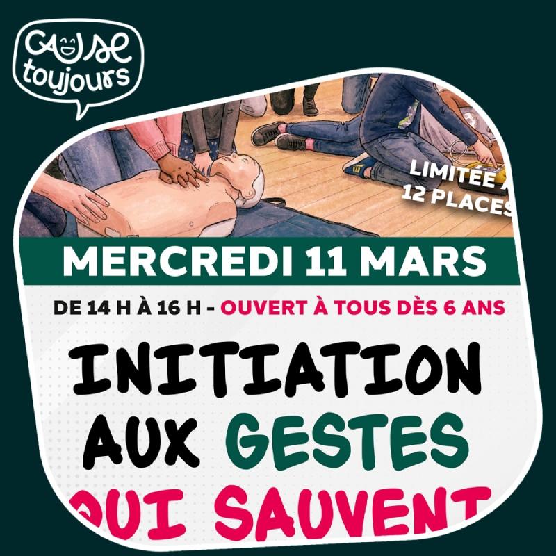 Atelier Grand Public - Gestes qui sauvent