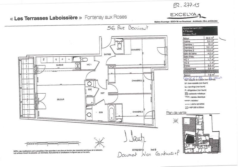 Appartement - 77 m² - 4 pièces