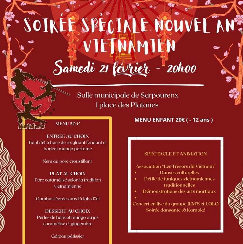 Soirée : Nouvel An Vietnamien