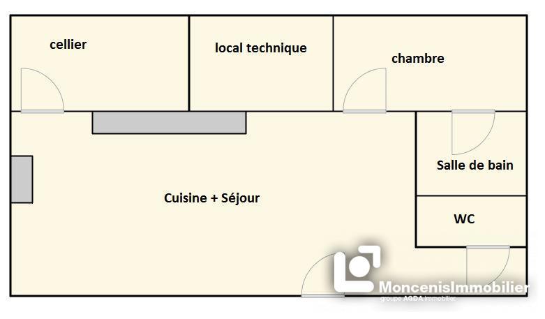 Appartement - 48 m² - 2 pièces