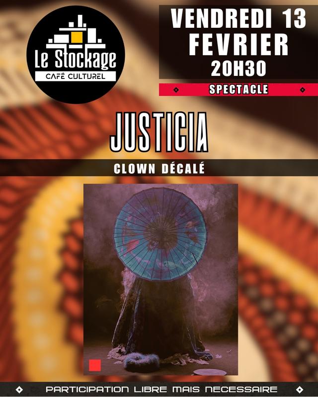 Spectacle clown décalé "Justicia"
