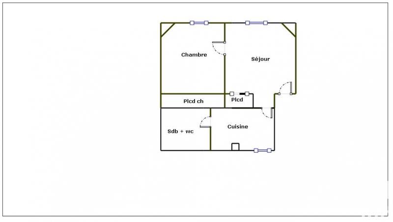 Appartement - 29 m² - 2 pièces