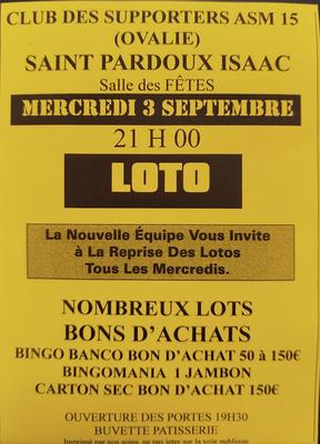 Loto des supporters de l'Asm XV