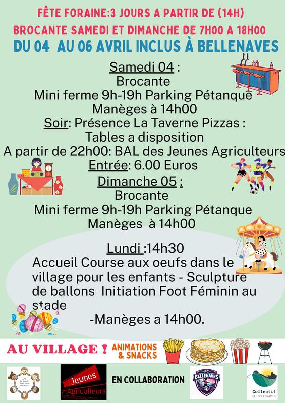 Fête foraine - brocante annuelle