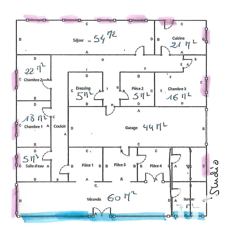 Maison - 250 m² - 8 pièces