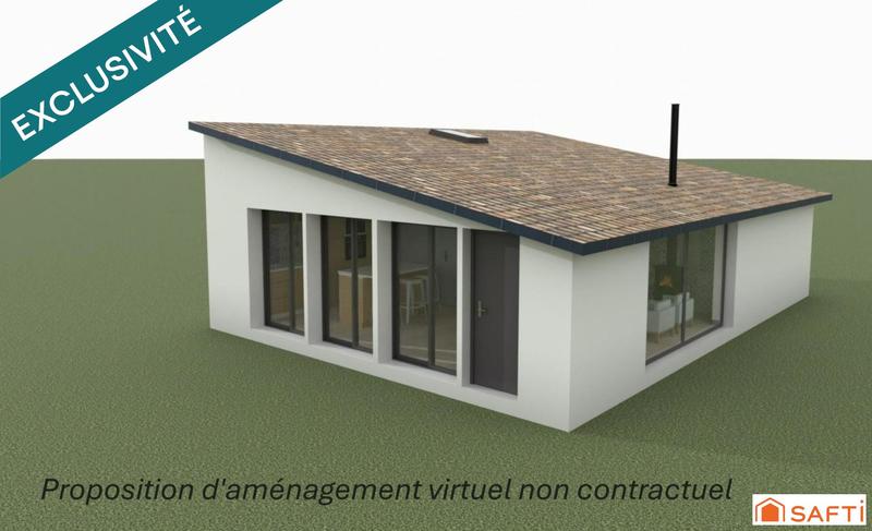 Maison - 70 m² - 1 pièce