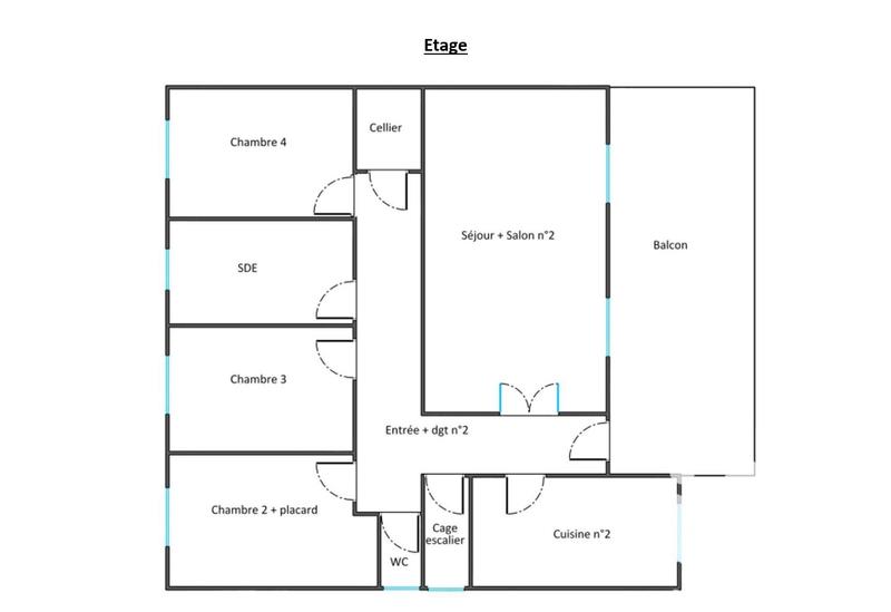 Maison - 186 m² - 6 pièces