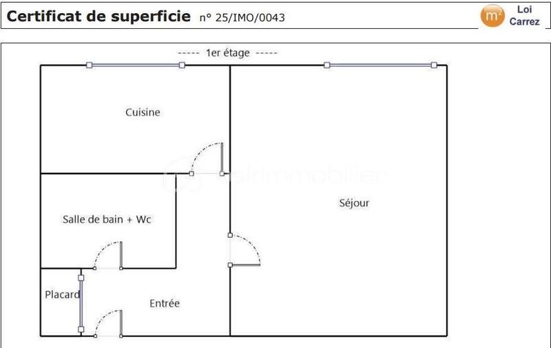 Studio - 33 m² - 1 pièce