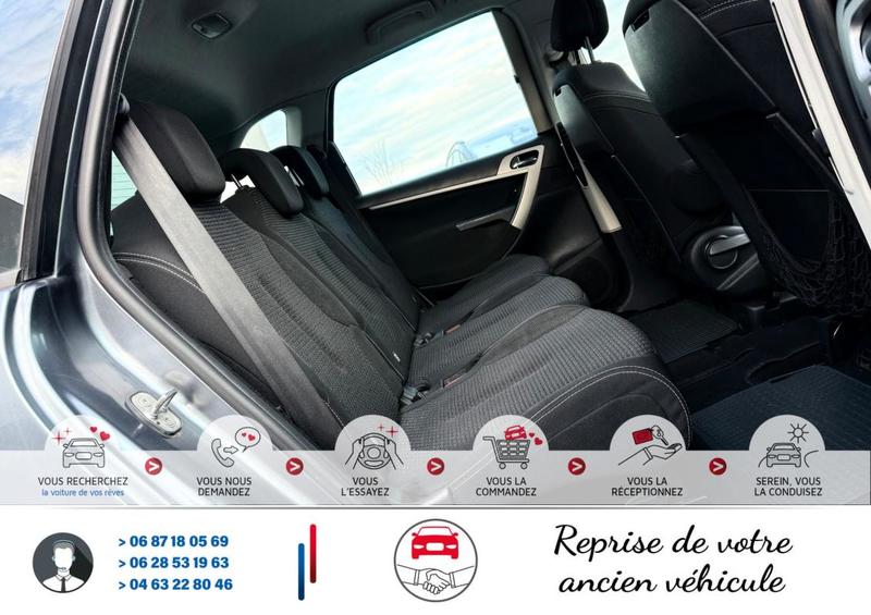 Citroën C4 Picasso 1.6 HDi 110cv Elegance Palette au volant *Véhicule Sous Garantie*Ct Révision Kit Distribution Ok *100 Points de Contrôles*CarteGrise Moitié prix (Véhicule plus 10 ans)*Aide Parking*Climatisation Automatique bi-zone*Fixation Isofix*Autor