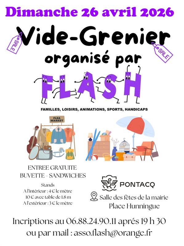 Vide grenier flash