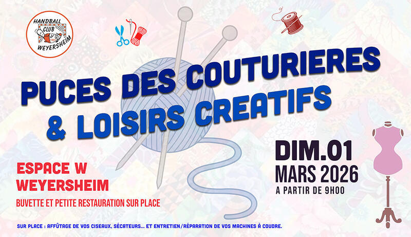 Puces des couturières et loisirs créatifs – 11ème édition