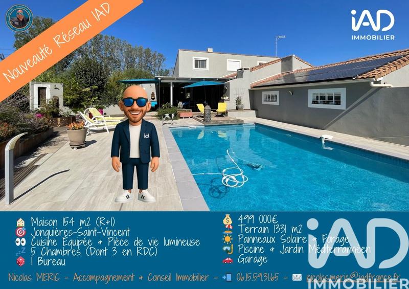 Maison - 154 m² - 8 pièces