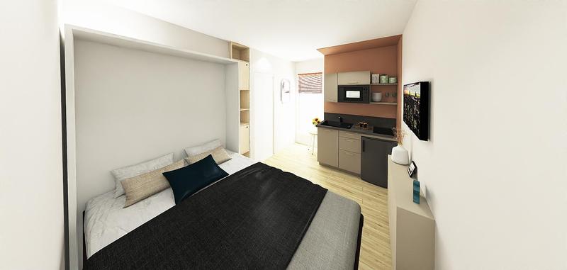 Appartement - 13 m² - 1 pièce