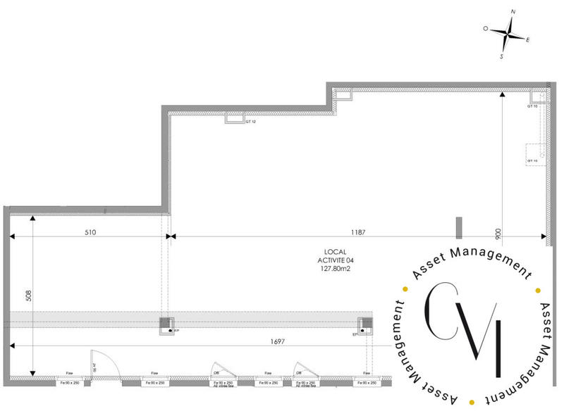 Local commercial - 128 m²