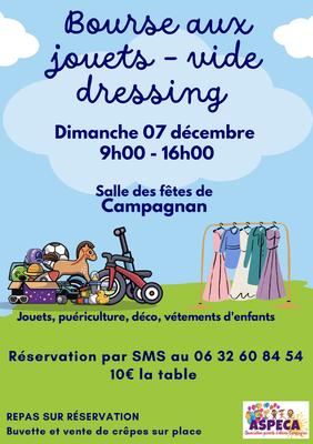 Bourse aux jouets - vide dressing