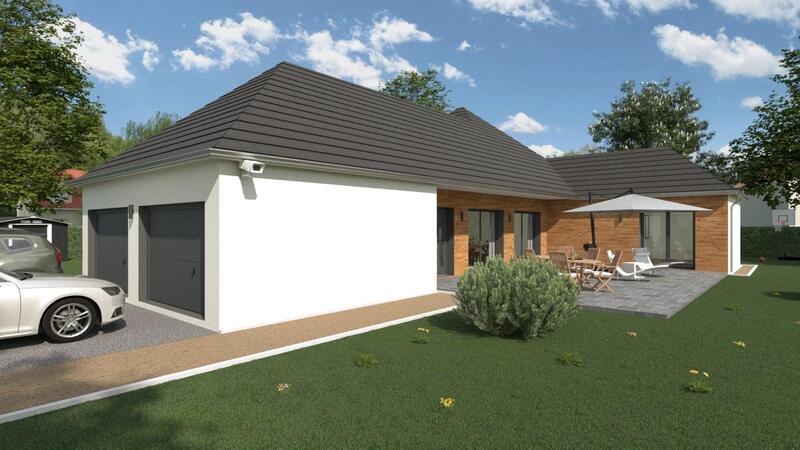 Terrain constructible - 1 200 m²