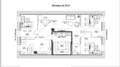 Bureau - 88 m²