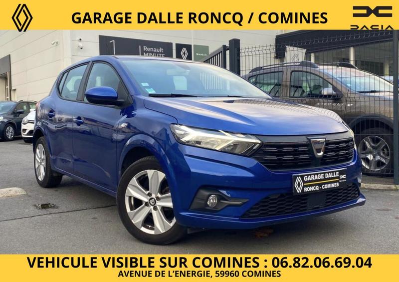 Dacia Sandero Confort Eco G 100 Carplay/Gps/Carte Mains Libres/Jantes 16&quot;/Camera