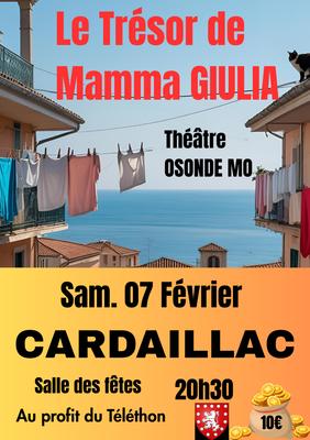 Théâtre à Cardaillac : "le trésor de Mamma Giulia"
