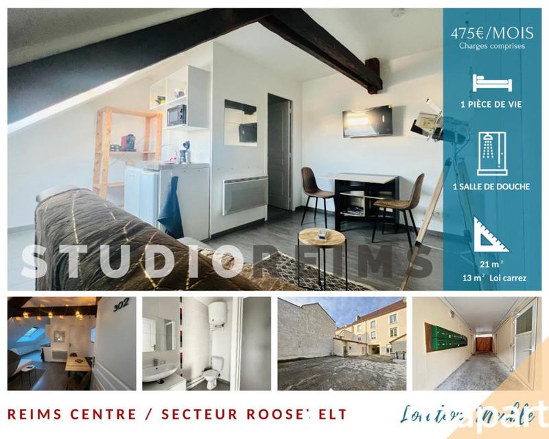 Appartement - 13 m² - 1 pièce