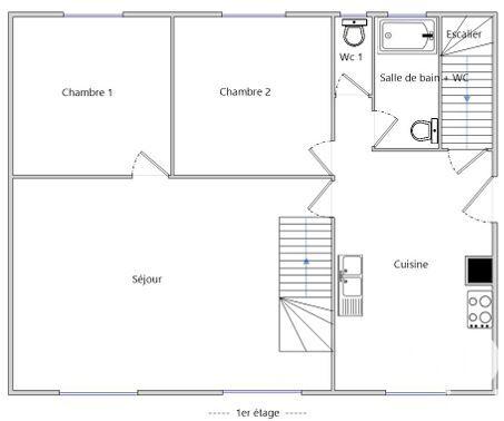 Maison - 125 m² - 6 pièces