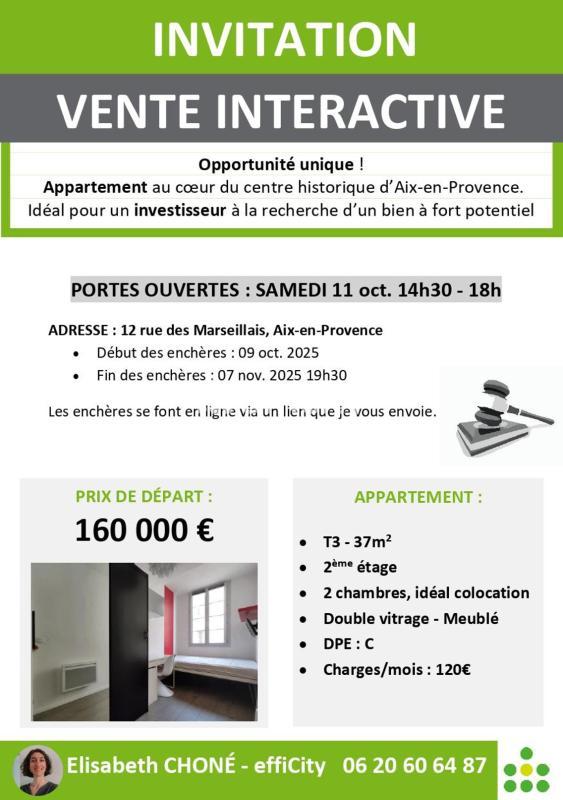 Appartement - 37 m² - 3 pièces