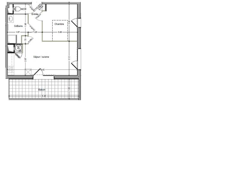 Appartement - 40 m² - 2 pièces