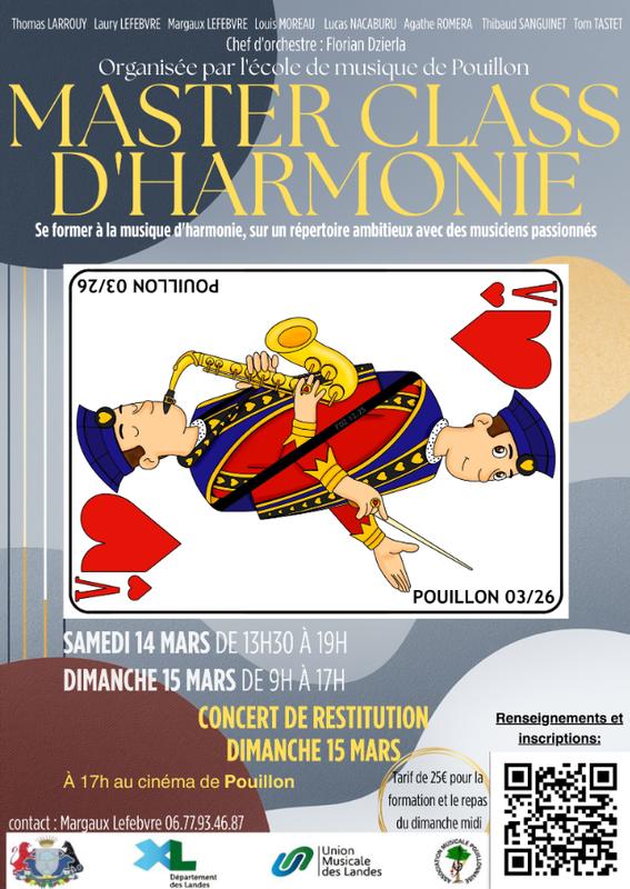 Concert de Restitution - Master Class d'Harmonie