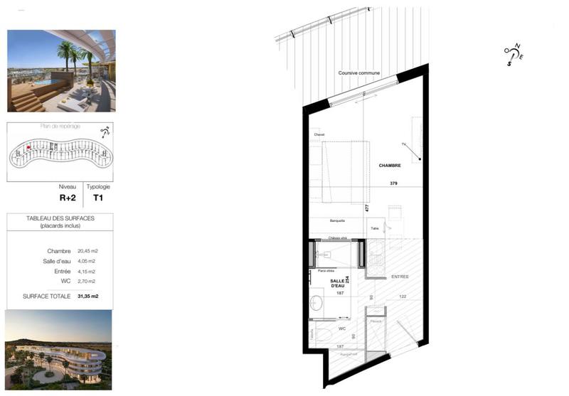 Appartement - 31 m² - 1 pièce