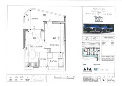Appartement - 35 m² - 2 pièces