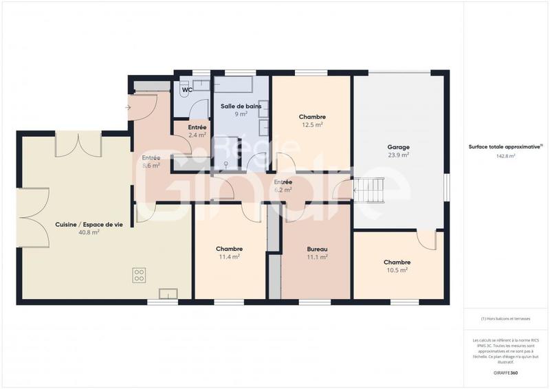 Maison - 120 m² - 5 pièces