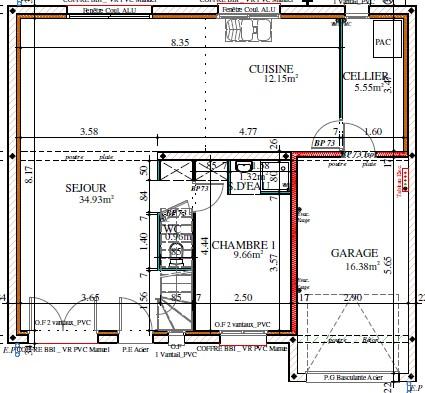 Maison - 124 m² - 6 pièces