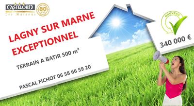 Terrain constructible - 500 m²