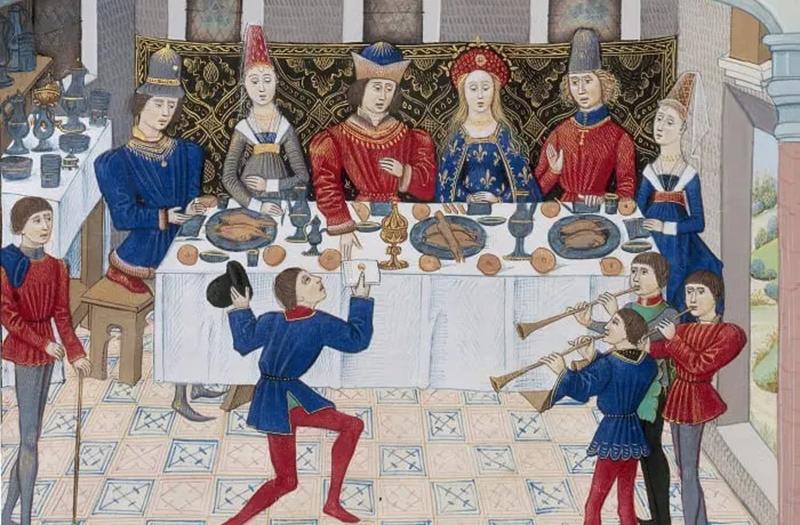 Exposition la table au moyen-age