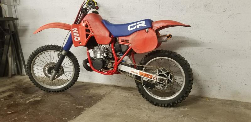 Honda Cr 250 honda vintage 2tps 0250 711