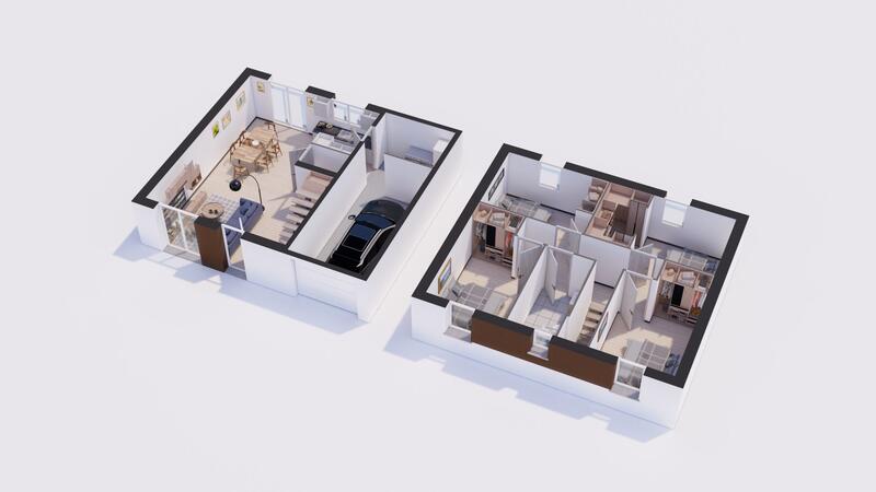 Maison - 92 m² - 6 pièces