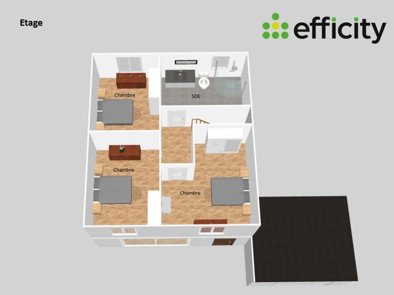 Maison - 77 m² - 4 pièces