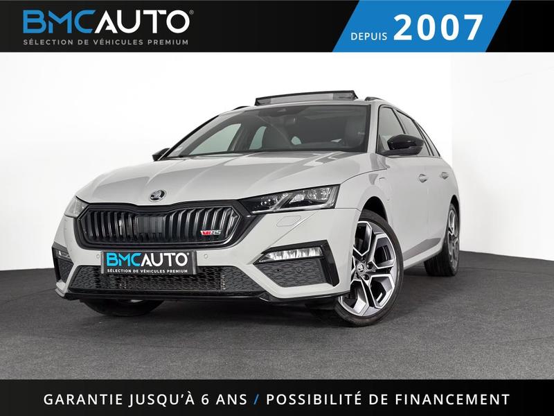 Skoda Octavia Combi IV Rs 245ch Hybride Toit Ouvrant Cuir Chauff Ja19 Carplay Camera Hud Hifi Canton