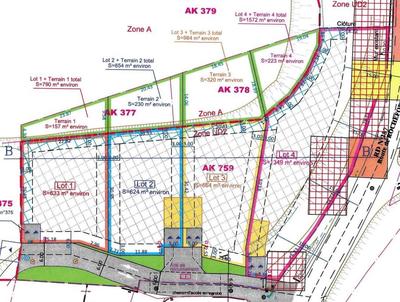 Terrain constructible - 984 m²