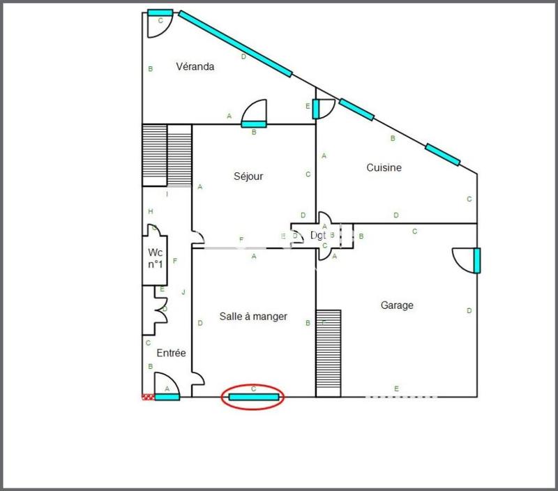 Maison de ville - 118 m² - 7 pièces