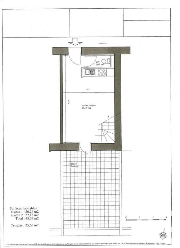Appartement - 52 m² - 3 pièces