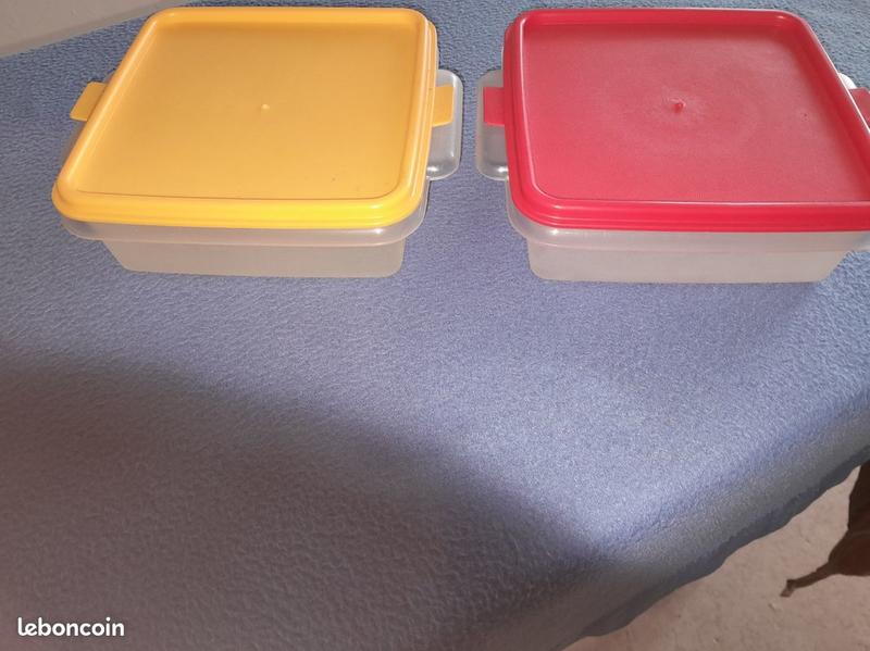 Lot 2 Boites Tupperware de Conservation